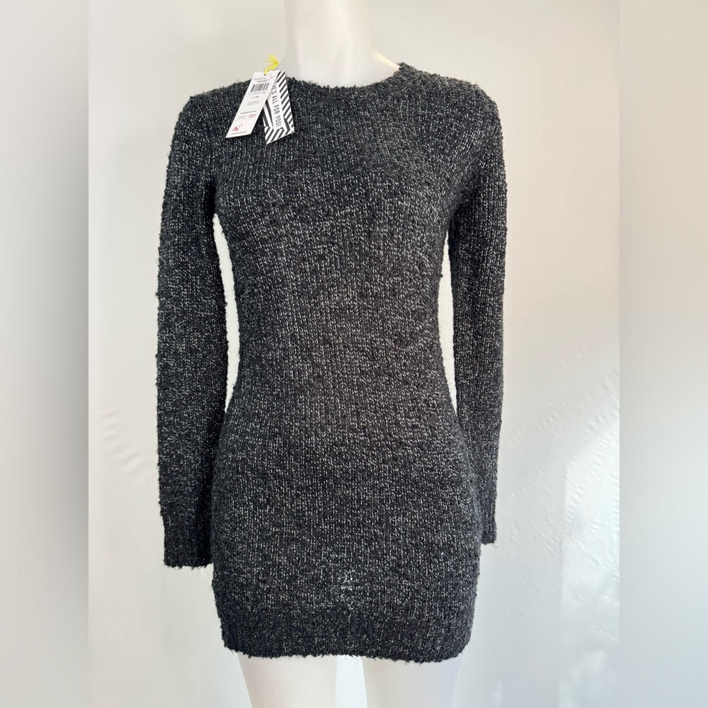 BCBGeneration Charcoal Long Sleeve Sweater (or Mini Dress)